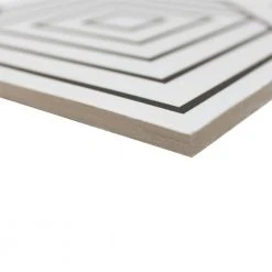 Script Line Positive 7.87 in. x 7.87 in. Matte Porcelain Floor and Wall Tile (10.32 sq. ft./Case) by Ivy Hill Tile -Tile Elegant Shop positive ivy hill tile porcelain tile ext3rd107109 1f 1000