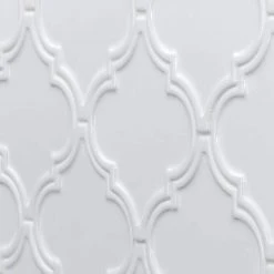 Vintage Lantern White 6-1/4 in. x 7-1/4 in. Ceramic Wall Tile (4.8 sq. ft./Box) by Ivy Hill Tile -Tile Elegant Shop pure white ivy hill tile ceramic tile ext3rd104642 44 1000