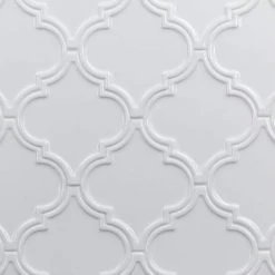Vintage Lantern White 6-1/4 in. x 7-1/4 in. Ceramic Wall Tile (4.8 sq. ft./Box) by Ivy Hill Tile