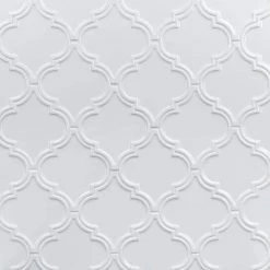 Vintage Lantern White 6-1/4 in. x 7-1/4 in. Ceramic Wall Tile (4.8 sq. ft./Box) by Ivy Hill Tile -Tile Elegant Shop pure white ivy hill tile ceramic tile ext3rd104642 a0 1000