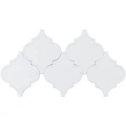 Vintage Lantern White 6-1/4 in. x 7-1/4 in. Ceramic Wall Tile (4.8 sq. ft./Box) by Ivy Hill Tile -Tile Elegant Shop pure white ivy hill tile ceramic tile ext3rd104642 c3 1000
