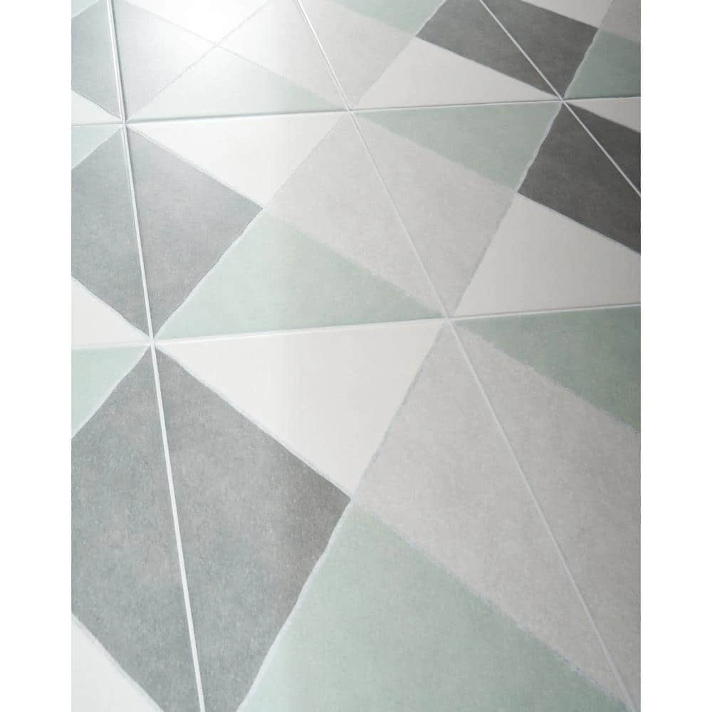 Anya Sage Diamond Square 9 in. x 9 in. Matte Porcelain Floor and Wall Tile (10.76 sq. ft./Case) by Ivy Hill Tile 8 Anya Sage Diamond Square 9 in. x 9 in. Matte Porcelain Floor and Wall Tile (10.76 sq. ft./Case) by Ivy Hill Tile - Image 6