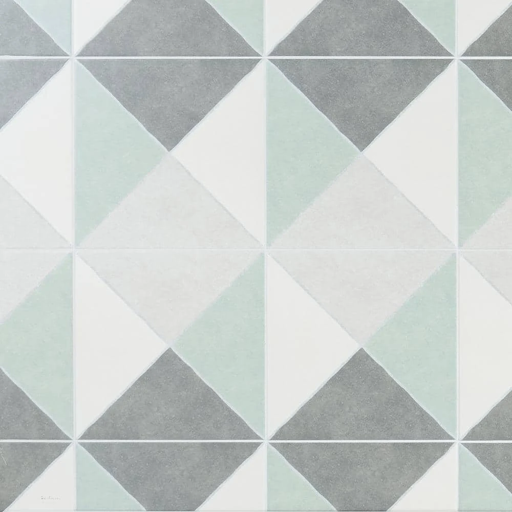 Anya Sage Diamond Square 9 in. x 9 in. Matte Porcelain Floor and Wall Tile (10.76 sq. ft./Case) by Ivy Hill Tile 3 Anya Sage Diamond Square 9 in. x 9 in. Matte Porcelain Floor and Wall Tile (10.76 sq. ft./Case) by Ivy Hill Tile