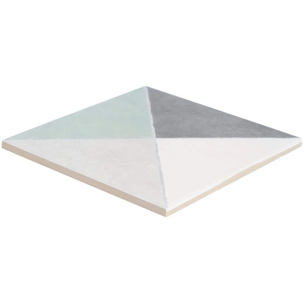Anya Sage Diamond Square 9 in. x 9 in. Matte Porcelain Floor and Wall Tile (10.76 sq. ft./Case) by Ivy Hill Tile 4 Anya Sage Diamond Square 9 in. x 9 in. Matte Porcelain Floor and Wall Tile (10.76 sq. ft./Case) by Ivy Hill Tile - Image 2