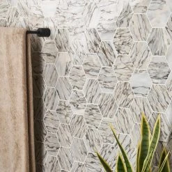 Alia Salazar 11.5 in. x 13.97 in. Polished Marble Mosaic Tile (0.87 sq. ft./Each) by Ivy Hill Tile 13 Alia Salazar 11.5 in. x 13.97 in. Polished Marble Mosaic Tile (0.87 sq. ft./Each) by Ivy Hill Tile -Tile Elegant Shop salazar ivy hill tile marble tile ext3rd107433 1f 1000