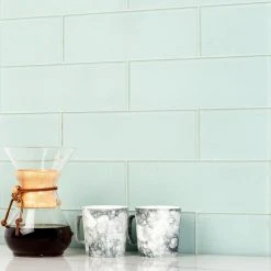 Contempo Seafoam Frosted 4 in. x 12 in. Glass Tile (15 pieces 5 sq.ft/Box) by Ivy Hill Tile 13 Contempo Seafoam Frosted 4 in. x 12 in. Glass Tile (15 pieces 5 sq.ft/Box) by Ivy Hill Tile -Tile Elegant Shop seafoam ivy hill tile glass tile ext3rd100926 76 1000