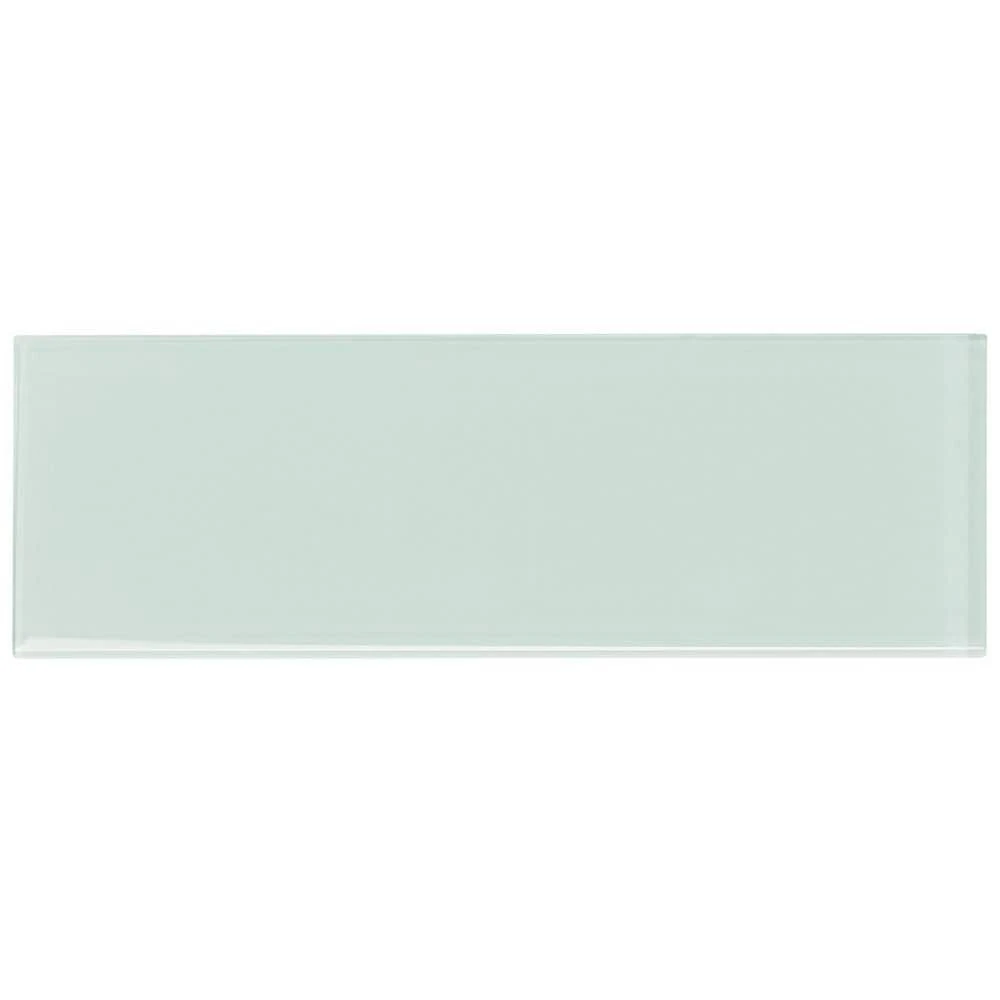 Contempo Seafoam 4 in. x 12 in. x 8mm Polished Glass Subway Wall Tile (1 sq. ft.) (15 pieces 5 sq.ft/Box) by Ivy Hill Tile 6 Contempo Seafoam 4 in. x 12 in. x 8mm Polished Glass Subway Wall Tile (1 sq. ft.) (15 pieces 5 sq.ft/Box) by Ivy Hill Tile - Image 4