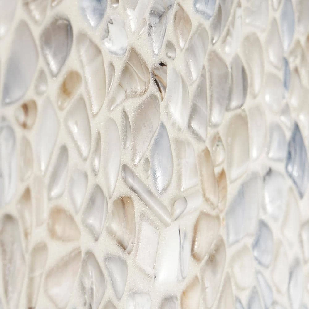 Hydra Frosted Seaglass 11.81 x 11.81 Glass Mosaic (0.97 sq. ft. per sheet) by Ivy Hill Tile 6 Hydra Frosted Seaglass 11.81 x 11.81 Glass Mosaic (0.97 sq. ft. per sheet) by Ivy Hill Tile - Image 4