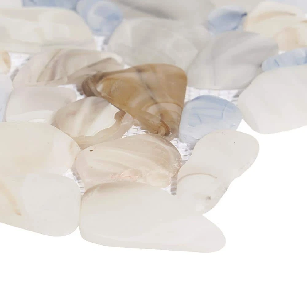 Hydra Frosted Seaglass 11.81 x 11.81 Glass Mosaic (0.97 sq. ft. per sheet) by Ivy Hill Tile 9 Hydra Frosted Seaglass 11.81 x 11.81 Glass Mosaic (0.97 sq. ft. per sheet) by Ivy Hill Tile - Image 7