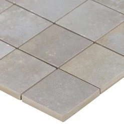 Voyager 2 in. x 2 in. Gray Metal Look Porcelain Mosaic Floor and Wall Tile by Ivy Hill Tile 12 Voyager 2 in. x 2 in. Gray Metal Look Porcelain Mosaic Floor and Wall Tile by Ivy Hill Tile -Tile Elegant Shop silver ivy hill tile porcelain tile ext3rd104513 1f 1000