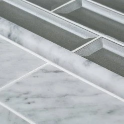 Silver Ingot 9.625 in. x 11.75 in. Interlocking Glossy Glass Mosaic Tile (7.854 sq. ft./Case) by Jeffrey Court -Tile Elegant Shop silver jeffrey court glass tile 96782 a0 1000