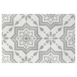 Sintra Silver Sky Encaustic 9 in. x 9 in. x 10mm Mate Porcelain Floor and Wall Tile (20 pieces / 10.65 sq. ft. / box) by Ivy Hill Tile 18 Sintra Silver Sky Encaustic 9 in. x 9 in. x 10mm Mate Porcelain Floor and Wall Tile (20 pieces / 10.65 sq. ft. / box) by Ivy Hill Tile -Tile Elegant Shop silver sky ivy hill tile porcelain tile ext3rd101333 4f 1000