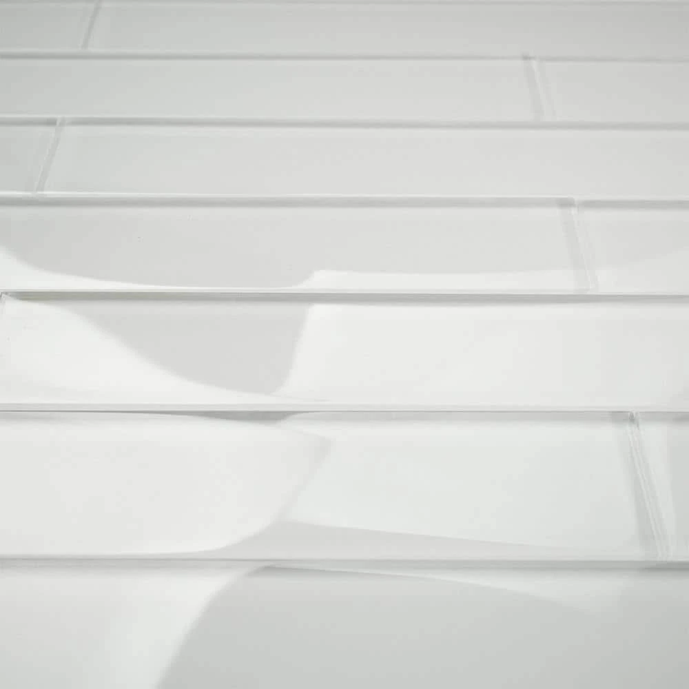 Contempo Vista Bright White 2 in. x 16 in. Polished Subway Glass Wall Tile by Ivy Hill Tile 11 Contempo Vista Bright White 2 in. x 16 in. Polished Subway Glass Wall Tile by Ivy Hill Tile - Image 9