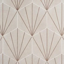 Klyda Beams Taupe 12.6 in. x 14.5 in. Matte Hexagon Porcelain Floor and Wall Tile (10.51 sq. ft. / Case) by Ivy Hill Tile 14 Klyda Beams Taupe 12.6 in. x 14.5 in. Matte Hexagon Porcelain Floor and Wall Tile (10.51 sq. ft. / Case) by Ivy Hill Tile -Tile Elegant Shop taupe ivy hill tile porcelain tile ext3rd106093 1f 1000