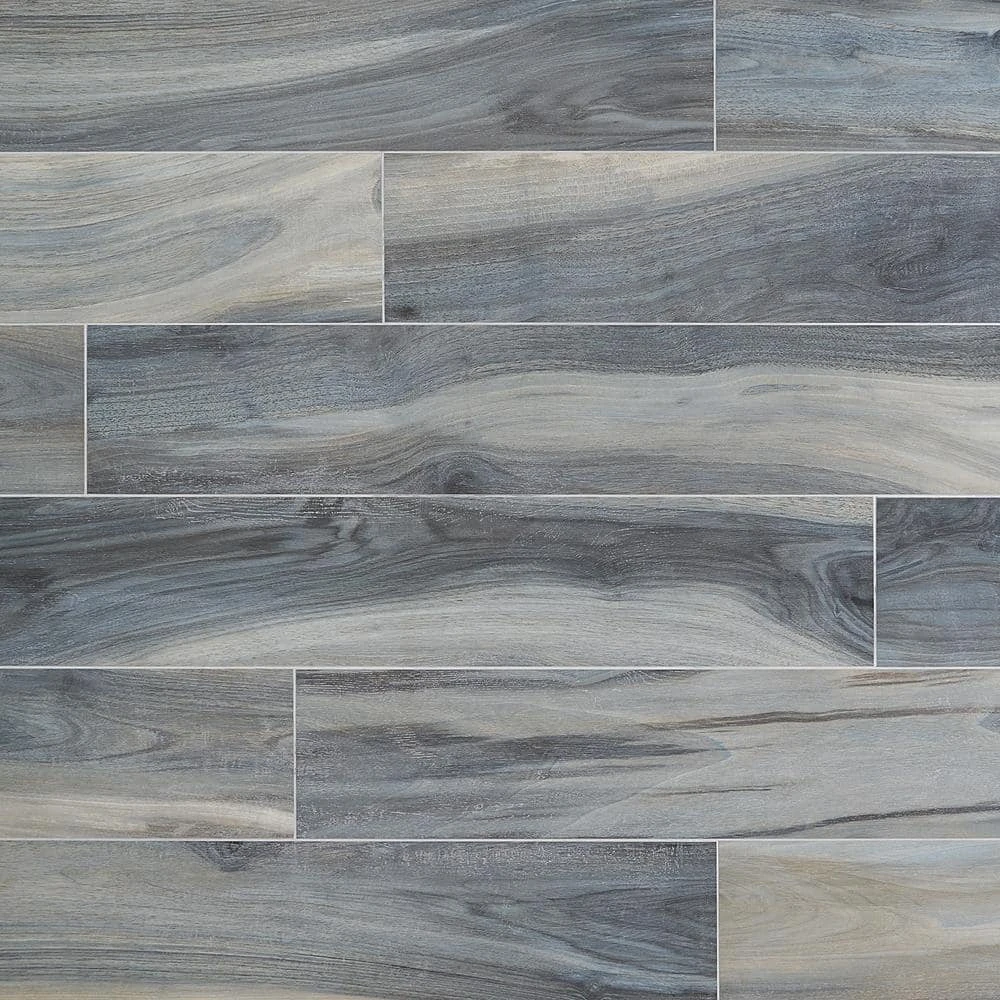 Rio Tiger Blue 8 in. x 48 in. 7.5mm Matte Porcelain Floor and Wall Tile (10.32 sq. ft. / 4 pieces/ case) by Ivy Hill Tile 3 Rio Tiger Blue 8 in. x 48 in. 7.5mm Matte Porcelain Floor and Wall Tile (10.32 sq. ft. / 4 pieces/ case) by Ivy Hill Tile