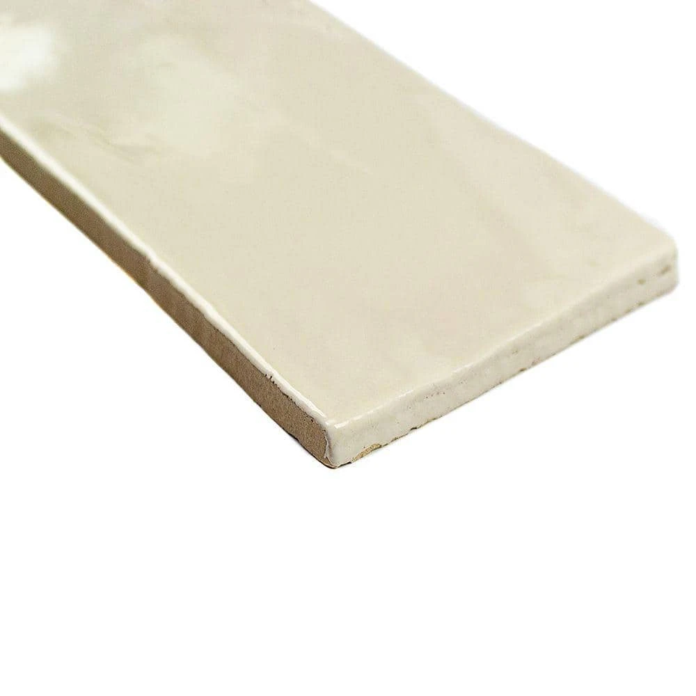 Catalina Vanilla 3 in. x 12 in. x 8 mm Polished Ceramic Subway Wall Tile (10.76 sq.ft./case) by Ivy Hill Tile 6 Catalina Vanilla 3 in. x 12 in. x 8 mm Polished Ceramic Subway Wall Tile (10.76 sq.ft./case) by Ivy Hill Tile - Image 4