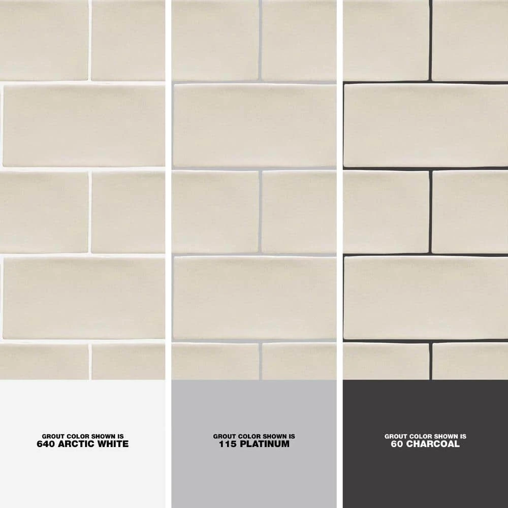 Catalina Vanilla 3 in. x 6 in. Polished Ceramic Subway Wall Tile (5.38 sq. ft./case) by Ivy Hill Tile 6 Catalina Vanilla 3 in. x 6 in. Polished Ceramic Subway Wall Tile (5.38 sq. ft./case) by Ivy Hill Tile - Image 4