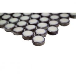 Bliss Edged Penny Vintage White 11.49 in. x 12.32 in. Polished Ceramic Floor and Wall Mosaic Tile (0.98 Sq. Ft./Each) by Ivy Hill Tile 13 Bliss Edged Penny Vintage White 11.49 in. x 12.32 in. Polished Ceramic Floor and Wall Mosaic Tile (0.98 Sq. Ft./Each) by Ivy Hill Tile -Tile Elegant Shop vintage white ivy hill tile ceramic tile ext3rd104458 44 1000