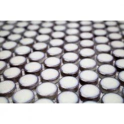 Bliss Edged Penny Vintage White 11.49 in. x 12.32 in. Polished Ceramic Floor and Wall Mosaic Tile (0.98 Sq. Ft./Each) by Ivy Hill Tile 14 Bliss Edged Penny Vintage White 11.49 in. x 12.32 in. Polished Ceramic Floor and Wall Mosaic Tile (0.98 Sq. Ft./Each) by Ivy Hill Tile -Tile Elegant Shop vintage white ivy hill tile ceramic tile ext3rd104458 fa 1000