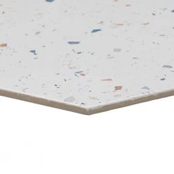 Malati White Confetti 12.5 in. x 14.5 in. Matte Porcelain Hexagon Floor and Wall Tile (10.51 sq. ft./Case) by Ivy Hill Tile 16 Malati White Confetti 12.5 in. x 14.5 in. Matte Porcelain Hexagon Floor and Wall Tile (10.51 sq. ft./Case) by Ivy Hill Tile -Tile Elegant Shop white confetti ivy hill tile porcelain tile ext3rd105939 44 1000