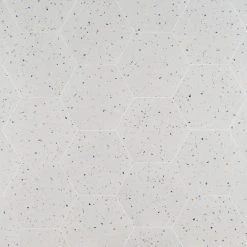 Malati White Confetti 12.5 in. x 14.5 in. Matte Porcelain Hexagon Floor and Wall Tile (10.51 sq. ft./Case) by Ivy Hill Tile