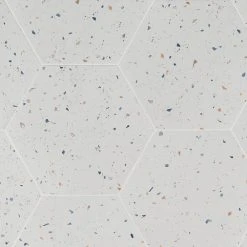 Malati White Confetti 12.5 in. x 14.5 in. Matte Porcelain Hexagon Floor and Wall Tile (10.51 sq. ft./Case) by Ivy Hill Tile 13 Malati White Confetti 12.5 in. x 14.5 in. Matte Porcelain Hexagon Floor and Wall Tile (10.51 sq. ft./Case) by Ivy Hill Tile -Tile Elegant Shop white confetti ivy hill tile porcelain tile ext3rd105939 c3 1000