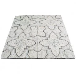 Garden White Gray 12 in. x 12 in. x 10 mm Marble Mosaic Tile by Ivy Hill Tile 14 Garden White Gray 12 in. x 12 in. x 10 mm Marble Mosaic Tile by Ivy Hill Tile -Tile Elegant Shop white gray ivy hill tile marble tile ext3rd101216 1d 1000