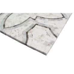 Garden White Gray 12 in. x 12 in. x 10 mm Marble Mosaic Tile by Ivy Hill Tile 19 Garden White Gray 12 in. x 12 in. x 10 mm Marble Mosaic Tile by Ivy Hill Tile -Tile Elegant Shop white gray ivy hill tile marble tile ext3rd101216 1f 1000
