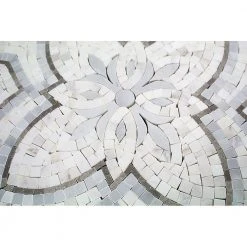 Garden White Gray 12 in. x 12 in. x 10 mm Marble Mosaic Tile by Ivy Hill Tile 18 Garden White Gray 12 in. x 12 in. x 10 mm Marble Mosaic Tile by Ivy Hill Tile -Tile Elegant Shop white gray ivy hill tile marble tile ext3rd101216 4f 1000