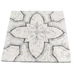 Garden White Gray 12 in. x 12 in. x 10 mm Marble Mosaic Tile by Ivy Hill Tile 15 Garden White Gray 12 in. x 12 in. x 10 mm Marble Mosaic Tile by Ivy Hill Tile -Tile Elegant Shop white gray ivy hill tile marble tile ext3rd101216 66 1000