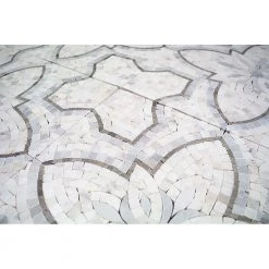 Garden White Gray 12 in. x 12 in. x 10 mm Marble Mosaic Tile by Ivy Hill Tile 17 Garden White Gray 12 in. x 12 in. x 10 mm Marble Mosaic Tile by Ivy Hill Tile -Tile Elegant Shop white gray ivy hill tile marble tile ext3rd101216 c3 1000