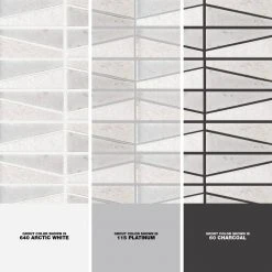 Meander White/Grey 10.625 in. x 12 in. Interlocking Honed Marble Wall and Floor Mosaic Tile (0.885 sq. ft./Each) by Jeffrey Court 13 Meander White/Grey 10.625 in. x 12 in. Interlocking Honed Marble Wall and Floor Mosaic Tile (0.885 sq. ft./Each) by Jeffrey Court -Tile Elegant Shop white gray jeffrey court marble tile 13016 1d 1000