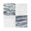 Checkmate White/Grey 11.875 in. x 11.875 in. Square Honed Carrara/Bardiglio Marble Mosaic Tile (9.79 sq. ft./Case) by Jeffrey Court 2 Checkmate White/Grey 11.875 in. x 11.875 in. Square Honed Carrara/Bardiglio Marble Mosaic Tile (9.79 sq. ft./Case) by Jeffrey Court -Tile Elegant Shop white grey jeffrey court marble tile 13028 64 1000