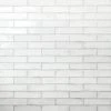 Moze White 3 in. x 12 in. 9 mm Ceramic Wall Tile (22-Piece) (5.38 sq. ft./ Box) by Ivy Hill Tile 1 Moze White 3 in. x 12 in. 9 mm Ceramic Wall Tile (22-Piece) (5.38 sq. ft./ Box) by Ivy Hill Tile -Tile Elegant Shop white ivy hill tile ceramic tile ext3rd100051 64 1000