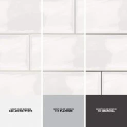 Pier White 4 in. x 12 in. 6 mm Polished Ceramic Subway Wall Tile (33-Piece) (10.76 sq. ft./Box) by Ivy Hill Tile 16 Pier White 4 in. x 12 in. 6 mm Polished Ceramic Subway Wall Tile (33-Piece) (10.76 sq. ft./Box) by Ivy Hill Tile -Tile Elegant Shop white ivy hill tile ceramic tile ext3rd100457 1d 1000