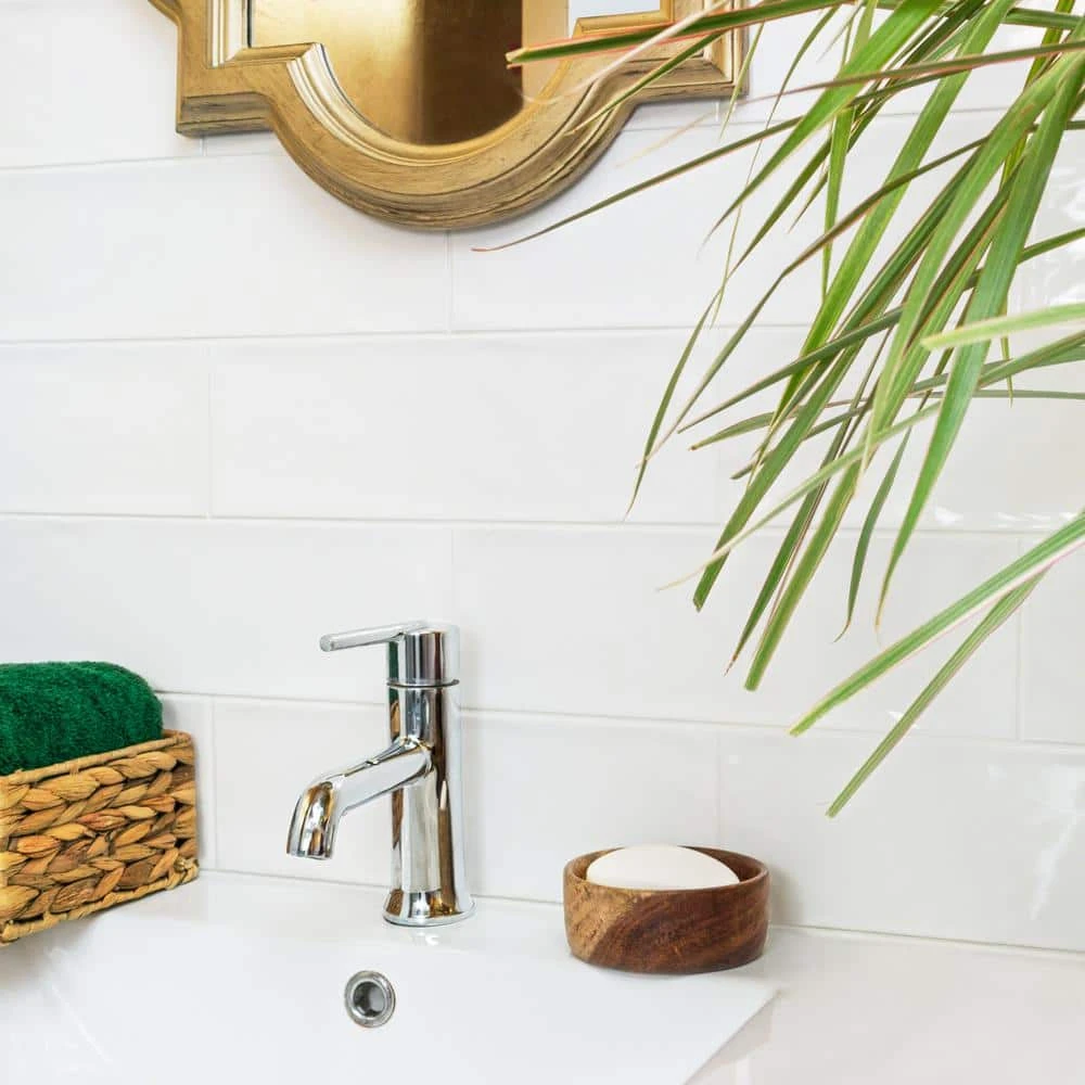 Pier White 4 in. x 12 in. 6 mm Polished Ceramic Subway Wall Tile (33-Piece) (10.76 sq. ft./Box) by Ivy Hill Tile 4 Pier White 4 in. x 12 in. 6 mm Polished Ceramic Subway Wall Tile (33-Piece) (10.76 sq. ft./Box) by Ivy Hill Tile - Image 2