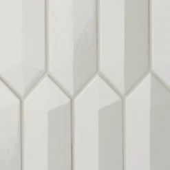 Axis 3D 2.6 in. x 13 in. White Polished Picket Ceramic Wall Tile (9.04 sq. ft. / case) by Ivy Hill Tile 15 Axis 3D 2.6 in. x 13 in. White Polished Picket Ceramic Wall Tile (9.04 sq. ft. / case) by Ivy Hill Tile -Tile Elegant Shop white ivy hill tile ceramic tile ext3rd100611 44 1000
