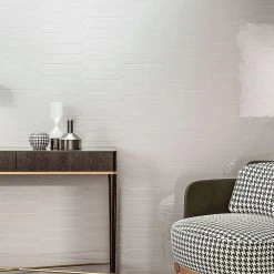 Axis 2.6 in. x 13 in. White Polished Picket Ceramic Wall Tile (12.26 sq. ft. / case) by Ivy Hill Tile 15 Axis 2.6 in. x 13 in. White Polished Picket Ceramic Wall Tile (12.26 sq. ft. / case) by Ivy Hill Tile -Tile Elegant Shop white ivy hill tile ceramic tile ext3rd100616 44 1000