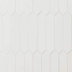 Axis 2.6 in. x 13 in. White Polished Picket Ceramic Wall Tile (12.26 sq. ft. / case) by Ivy Hill Tile 12 Axis 2.6 in. x 13 in. White Polished Picket Ceramic Wall Tile (12.26 sq. ft. / case) by Ivy Hill Tile -Tile Elegant Shop white ivy hill tile ceramic tile ext3rd100616 c3 1000