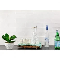 Strait White 3 in. x 12 in. Matte Ceramic Subway Wall Tile (22-Pieces 5.38 sq. ft. / Case) by Ivy Hill Tile 21 Strait White 3 in. x 12 in. Matte Ceramic Subway Wall Tile (22-Pieces 5.38 sq. ft. / Case) by Ivy Hill Tile -Tile Elegant Shop white ivy hill tile ceramic tile ext3rd100756 31 1000