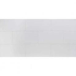 Essential White 8 in. x 16 in. Polished Ceramic Wall Tile (25 pieces / 21.52 sq. ft. / box) by Ivy Hill Tile 12 Essential White 8 in. x 16 in. Polished Ceramic Wall Tile (25 pieces / 21.52 sq. ft. / box) by Ivy Hill Tile -Tile Elegant Shop white ivy hill tile ceramic tile ext3rd101115 4f 1000