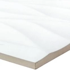 Ripple White Wavy 12 in. x 36 in. Polished Ceramic Wall Tile (4 Pieces 11.62 sq. ft. / Case) by Ivy Hill Tile 16 Ripple White Wavy 12 in. x 36 in. Polished Ceramic Wall Tile (4 Pieces 11.62 sq. ft. / Case) by Ivy Hill Tile -Tile Elegant Shop white ivy hill tile ceramic tile ext3rd101221 77 1000