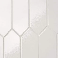 Saloni White 2.95 in. x 11.81 in. Polished Picket Ceramic Wall Tile (5.91 sq. ft./Case) by Ivy Hill Tile 15 Saloni White 2.95 in. x 11.81 in. Polished Picket Ceramic Wall Tile (5.91 sq. ft./Case) by Ivy Hill Tile -Tile Elegant Shop white ivy hill tile ceramic tile ext3rd106379 44 1000
