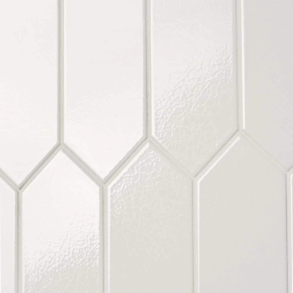 Saloni White 2.95 in. x 11.81 in. Polished Picket Ceramic Wall Tile (5.91 sq. ft./Case) by Ivy Hill Tile 8 Saloni White 2.95 in. x 11.81 in. Polished Picket Ceramic Wall Tile (5.91 sq. ft./Case) by Ivy Hill Tile - Image 6