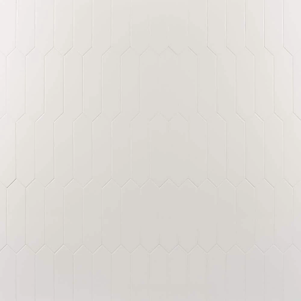 Saloni White 2.95 in. x 11.81 in. Polished Picket Ceramic Wall Tile (5.91 sq. ft./Case) by Ivy Hill Tile 5 Saloni White 2.95 in. x 11.81 in. Polished Picket Ceramic Wall Tile (5.91 sq. ft./Case) by Ivy Hill Tile - Image 3