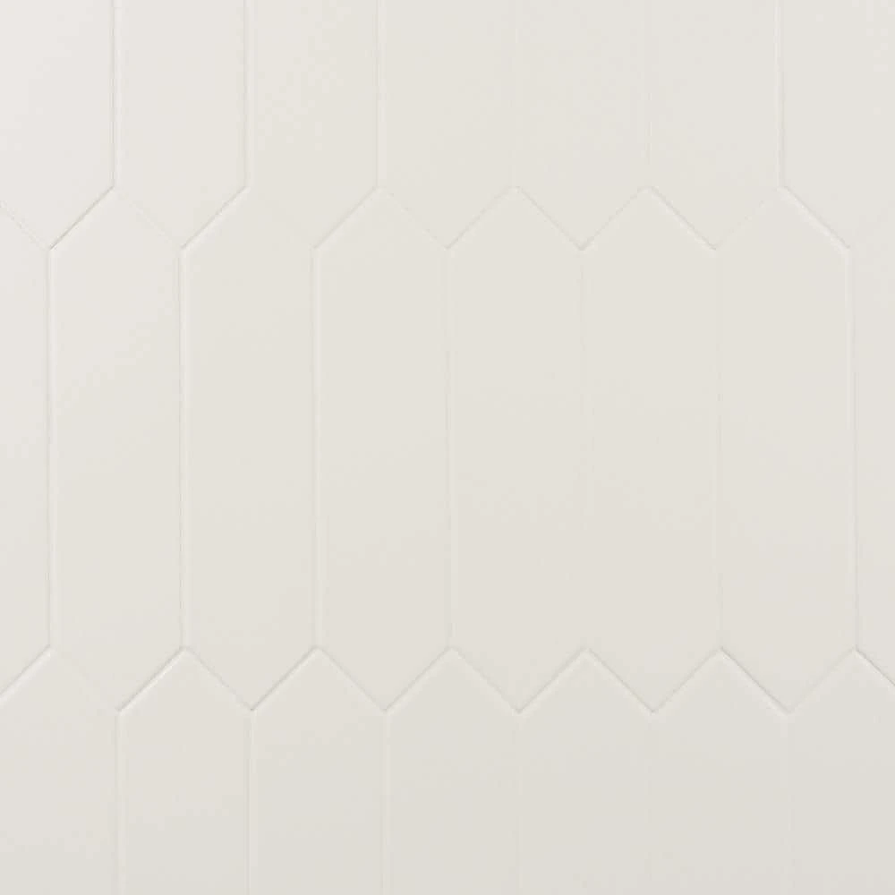 Saloni White 2.95 in. x 11.81 in. Polished Picket Ceramic Wall Tile (5.91 sq. ft./Case) by Ivy Hill Tile 9 Saloni White 2.95 in. x 11.81 in. Polished Picket Ceramic Wall Tile (5.91 sq. ft./Case) by Ivy Hill Tile - Image 7