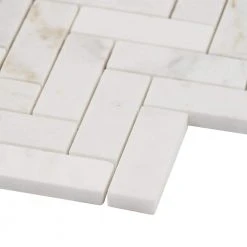 Arctic White 12 in. x 12.79 in. Herringbone Polished Marble Mosaic Tile (1.07 sq. ft./Sheet) by Ivy Hill Tile 15 Arctic White 12 in. x 12.79 in. Herringbone Polished Marble Mosaic Tile (1.07 sq. ft./Sheet) by Ivy Hill Tile -Tile Elegant Shop white ivy hill tile marble tile ext3rd105897 76 1000
