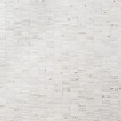 Arctic White 11.69 in. x 11.69 in. Waterfall Polished Marble Mosaic Tile (0.97 sq. ft./Sheet) by Ivy Hill Tile 12 Arctic White 11.69 in. x 11.69 in. Waterfall Polished Marble Mosaic Tile (0.97 sq. ft./Sheet) by Ivy Hill Tile -Tile Elegant Shop white ivy hill tile marble tile ext3rd105899 c3 1000