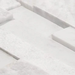 Cliffstone White Ledger Panel 8 in. x 24 in. 10mm Matte Marble Mosaic Tile (1.29 sq. ft.) by Ivy Hill Tile 15 Cliffstone White Ledger Panel 8 in. x 24 in. 10mm Matte Marble Mosaic Tile (1.29 sq. ft.) by Ivy Hill Tile -Tile Elegant Shop white ivy hill tile mosaic tile ext3rd100620 40 1000