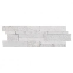 Cliffstone White Ledger Panel 8 in. x 24 in. 10mm Matte Marble Mosaic Tile (1.29 sq. ft.) by Ivy Hill Tile 20 Cliffstone White Ledger Panel 8 in. x 24 in. 10mm Matte Marble Mosaic Tile (1.29 sq. ft.) by Ivy Hill Tile -Tile Elegant Shop white ivy hill tile mosaic tile ext3rd100620 4f 1000